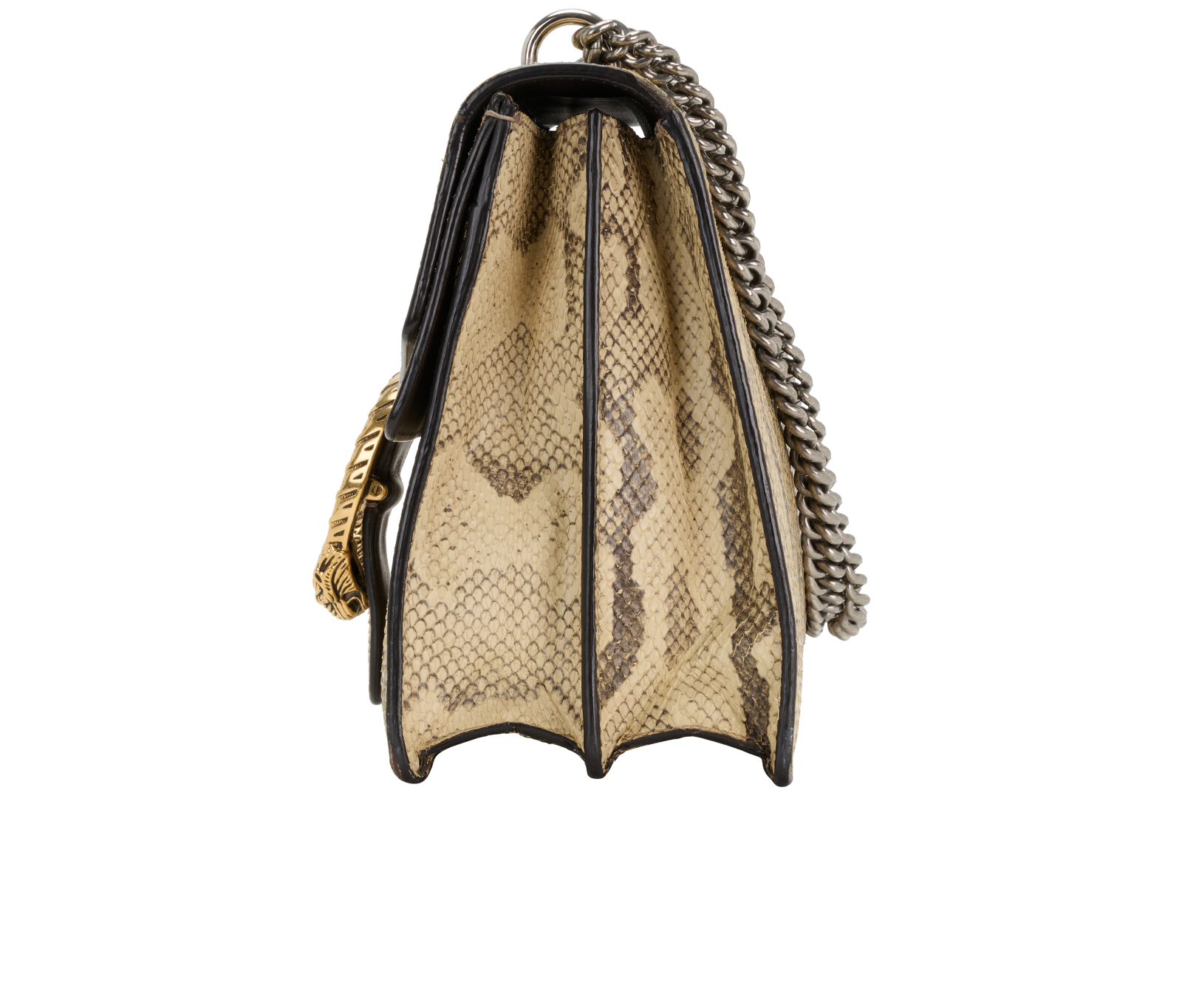Dionysus Large, &pound;850, Handbags, Cream, Python, Bottom view